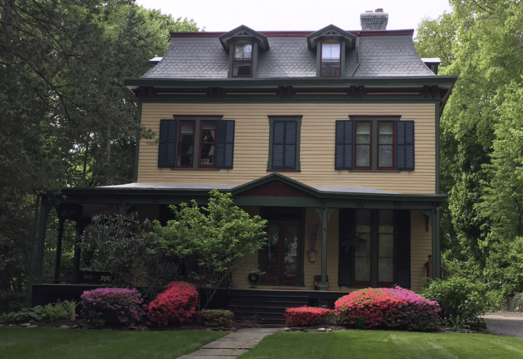 mansard style house